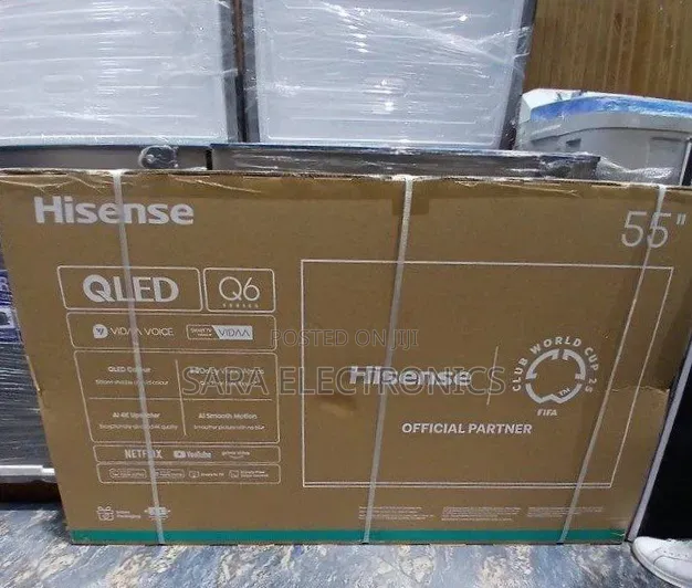 ➣Hisence 55" Qled Q-6 Series Model New 2026 Free Delivery