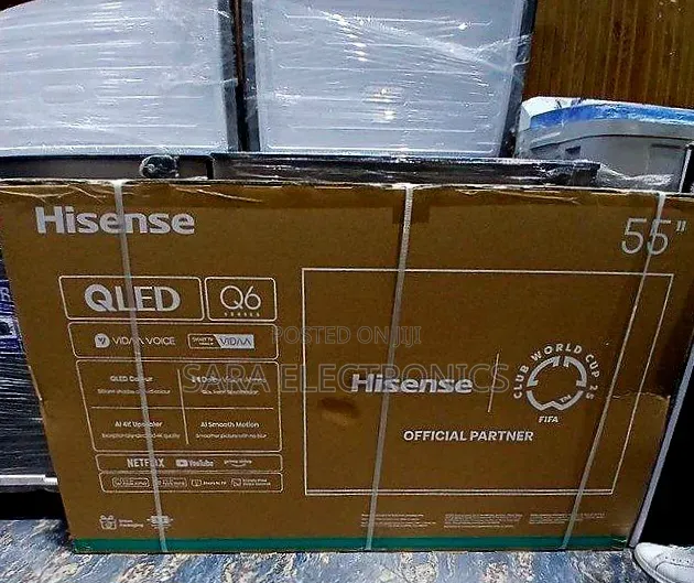 ➣Hisence 55" Qled Q-6 Series Model New 2026 Free Delivery