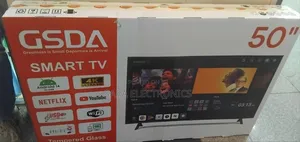 ➭Gsda 50" Double Glass Smart Android Tv New 2026 ➭Free Delivery