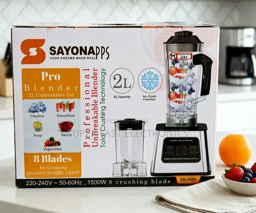 Sayona Blender 1500w Professional Ice Crushing Machine