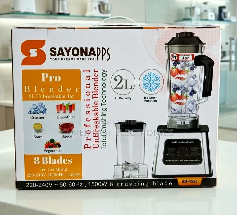 Sayona Blender 1500w Professional Ice Crushing Machine