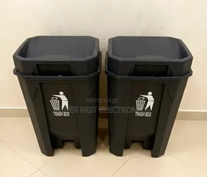 Garbage Trash Bin 50liter Outdoor Waste Management Setup
