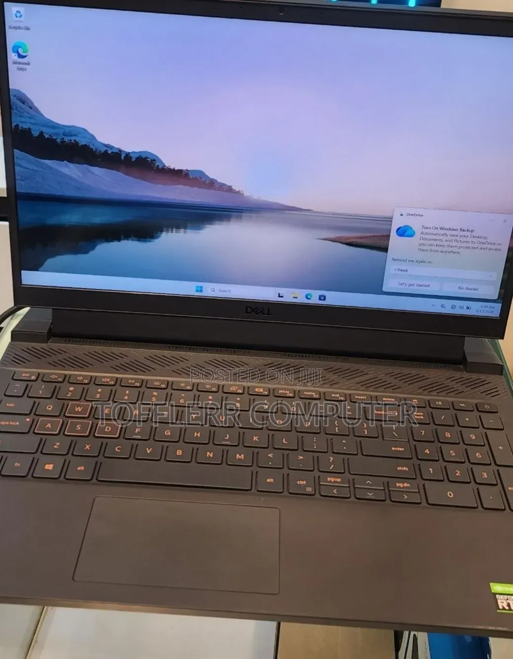 New Laptop Dell G15 5511 16GB Intel Core i7 SSD 512GB
