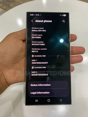New Samsung Galaxy S24 Ultra 256 GB Black