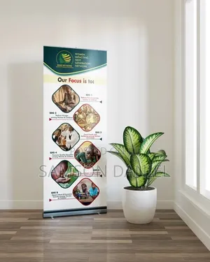 Roll-Up Banner With Stand