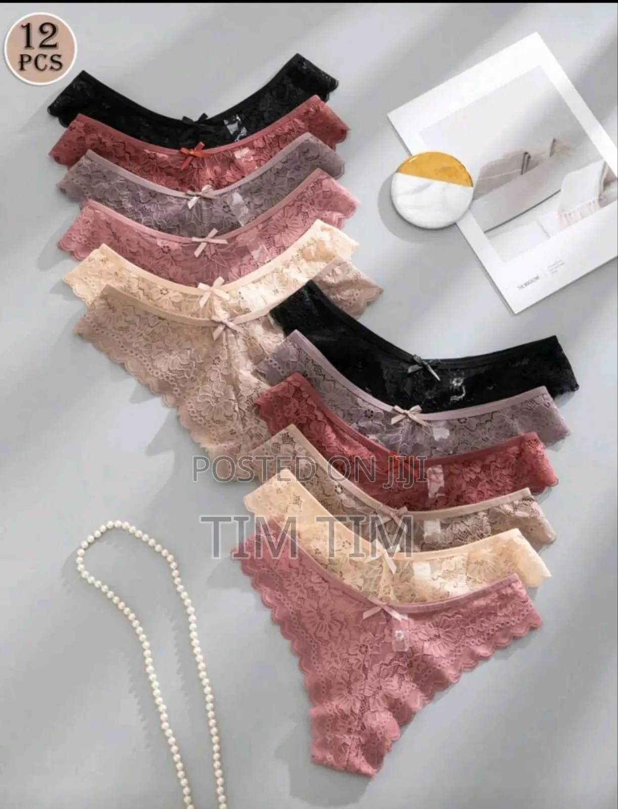 Hautheat 12pcs/Set Ladies' Elegant And Comfortable Lace Briefs