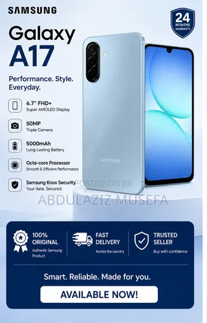 New Samsung Galaxy A17 128 GB Black