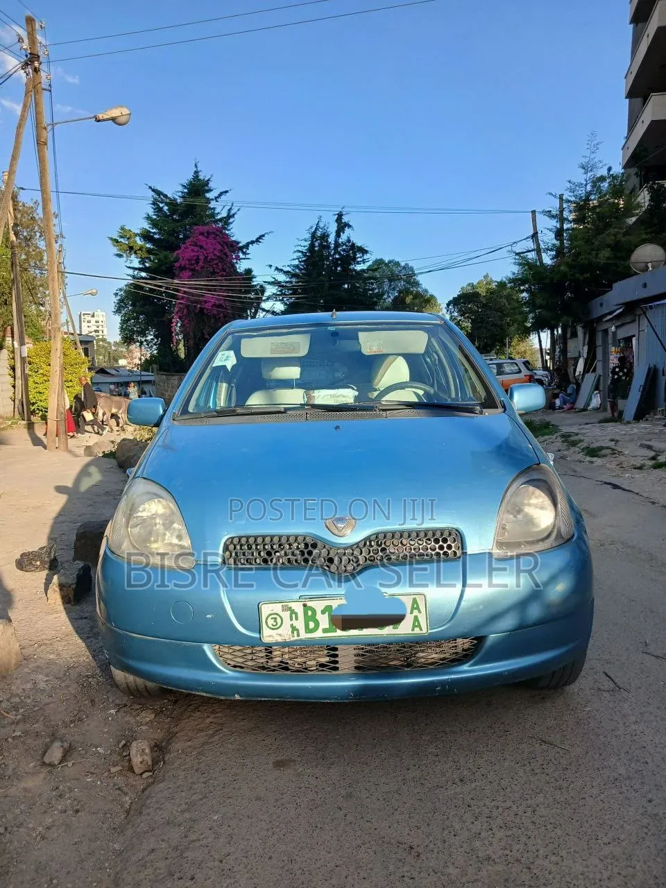Toyota Vitz 2002 Blue