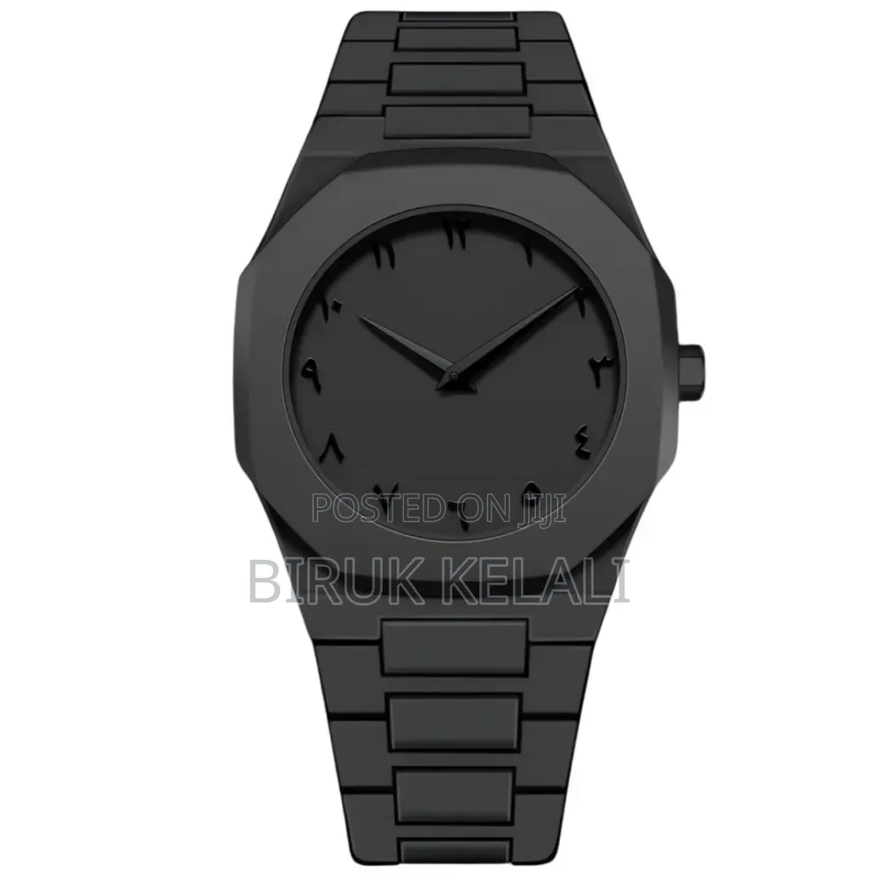 Black Arabic Aura Watch
