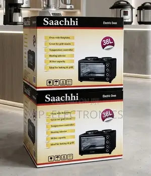 Saachhi Mini Oven 38l Electric Oven With Dual Hotplates