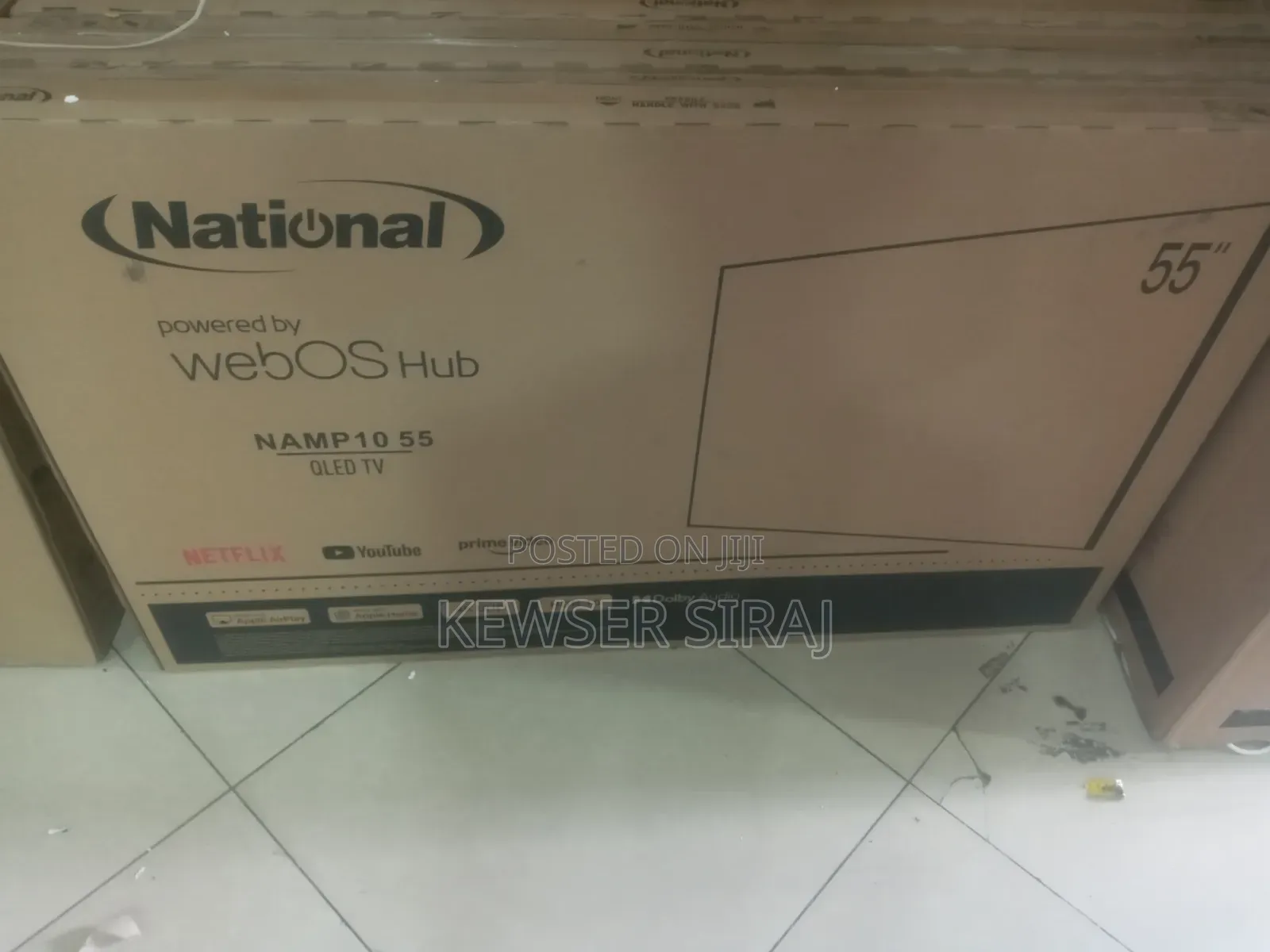 ኛሺናል 55inch Tv Smart Android New Model 20 25 Qled