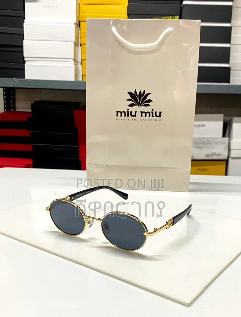 Premium Miu Miu Oval Sunglasses