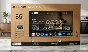 Lifestar Tv 85" Smart Google Tv – Uhd | Original | Frameless 3 Year