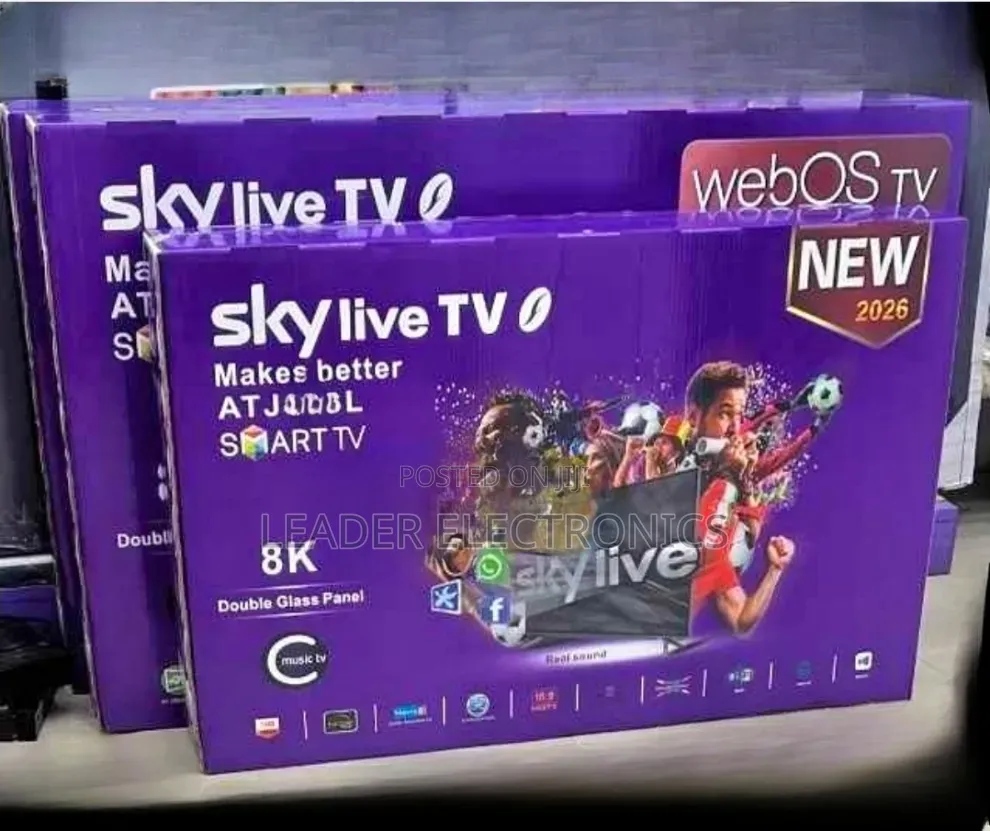 Skylive Tv 55" Smart Android Tv – Double Glass | New Arrival