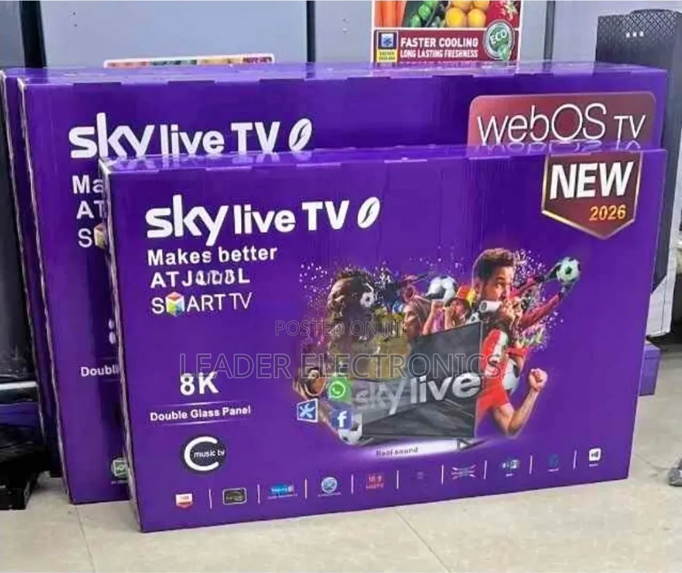 Skylive Tv 55" Smart Android Tv – Double Glass | New Arrival