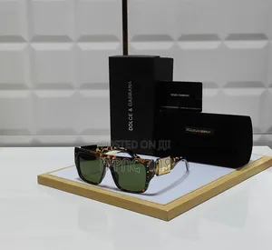 Dolce Gabbana Milan Plaque Square Sunglasses