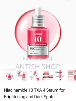 Anua Niacinamide 10% + Txa 4% Red Serum (30ml) – ኦርጅናል ኮርያን ስኪንኬር
