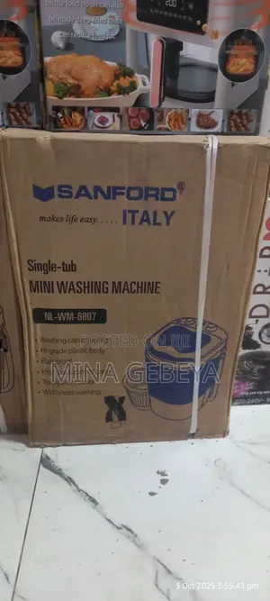 Make Laundry Effortless With Sanford Mini Washing Machine!