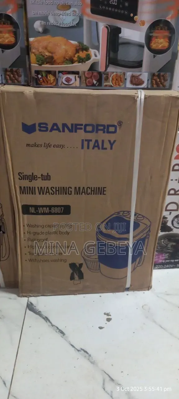 Make Laundry Effortless With Sanford Mini Washing Machine!