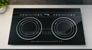 Jelinjie Ceramic Touch Stove Dual-Burner Electric Induction Cooktop