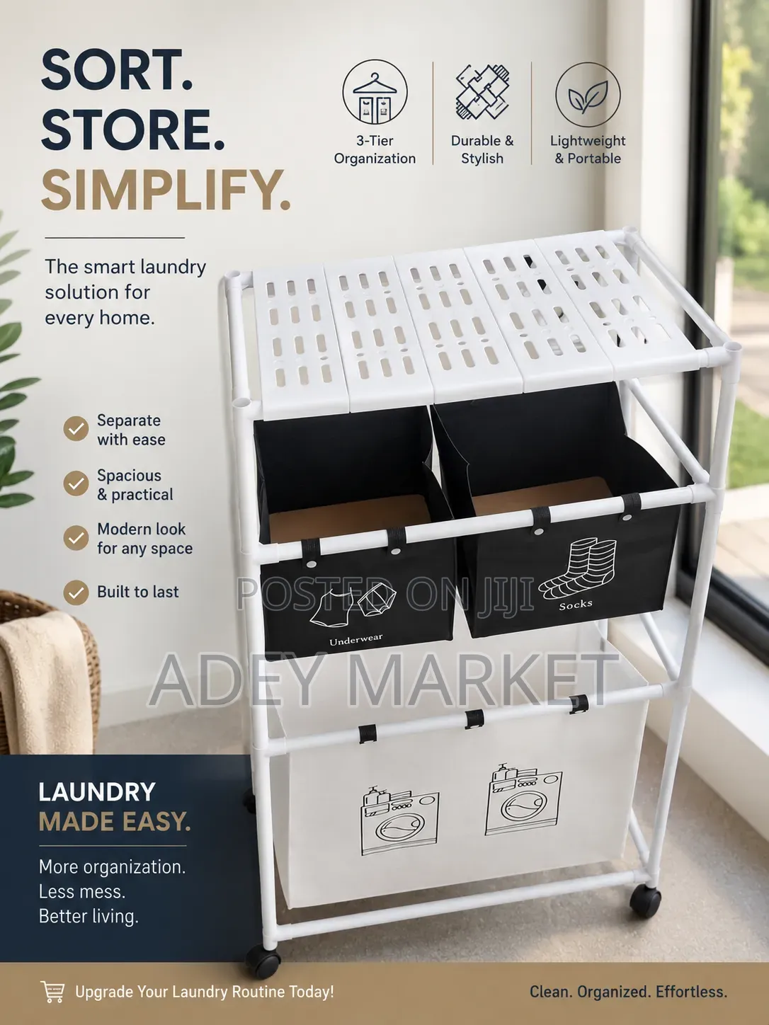 .Multifunctional Dirty Clothes/Laundry Baskets