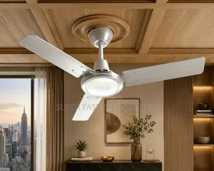 Crown Ceiling Fan With Led Light. Designed With a Modern