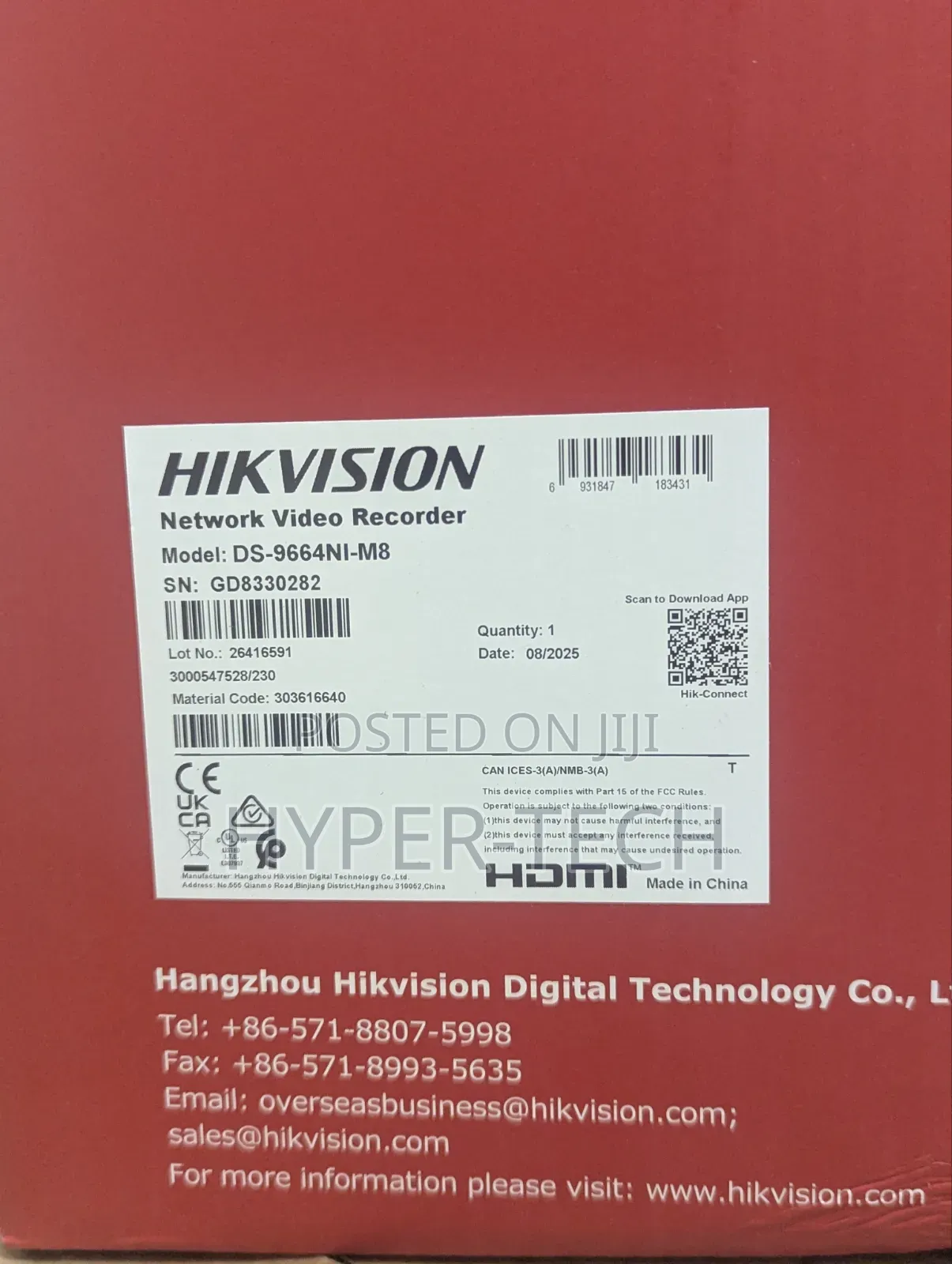 Hikvision 64 Channel NVR
