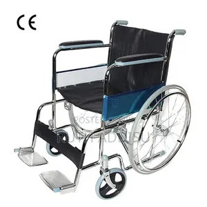 Portable Wheelchair Foldable Wheel Chair Customized Manual Steel