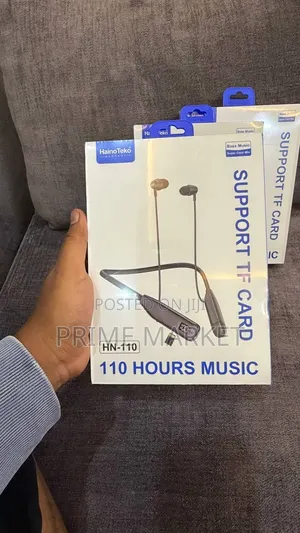 Haino Teko Hn-110 Neckband Earphones– 110h Battery Non-Stop Music 