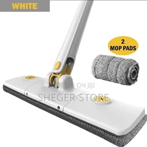 High Quality Telescopic Stainless Steel Self Twisting Flat Mop