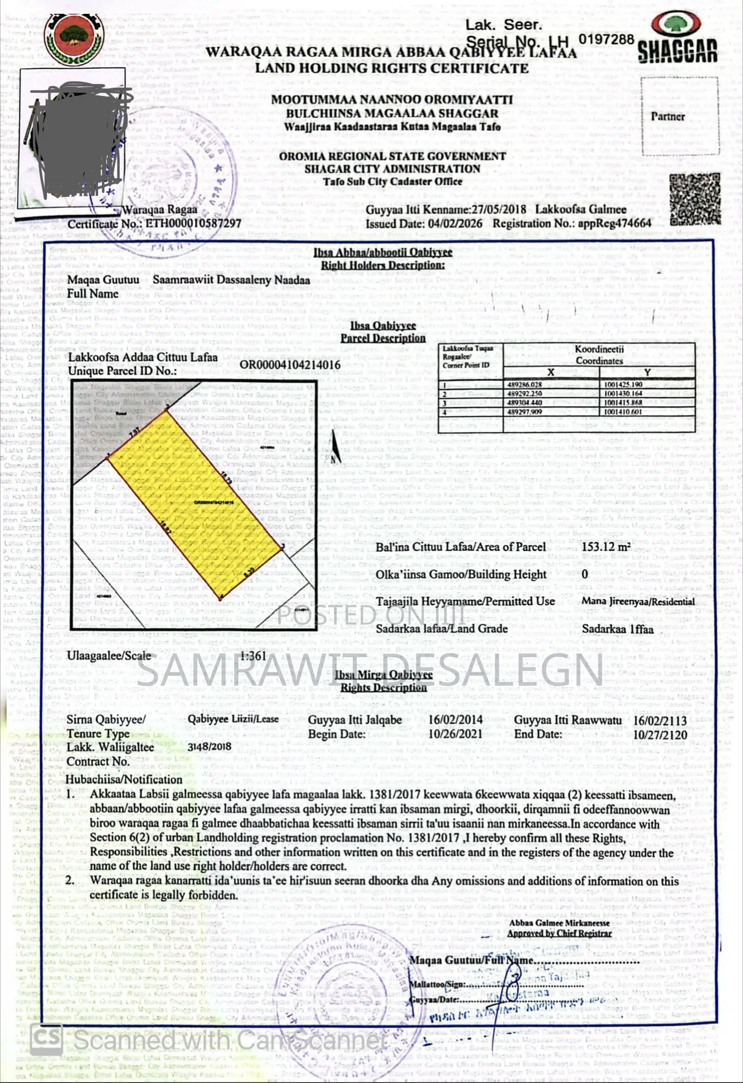Residential Land