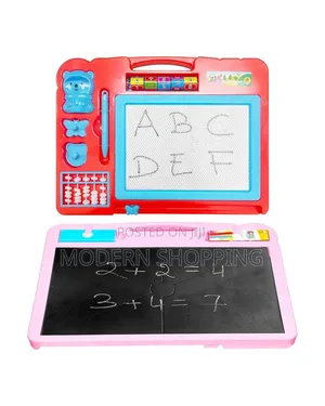 Kids Magnetic Drawing Board With Numbers Abacus