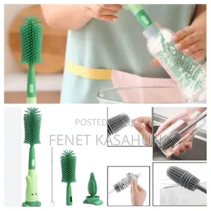 3in1 Silicone Bottle Cleaning Brush