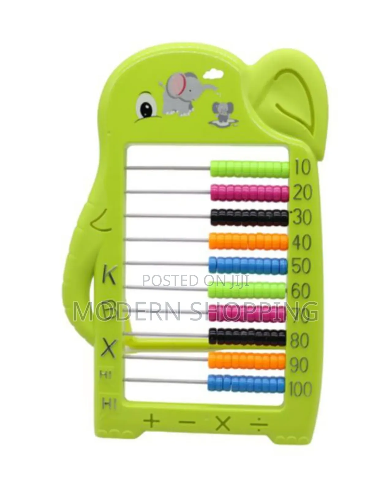 Elephant Shaped Kids Abacus Toy