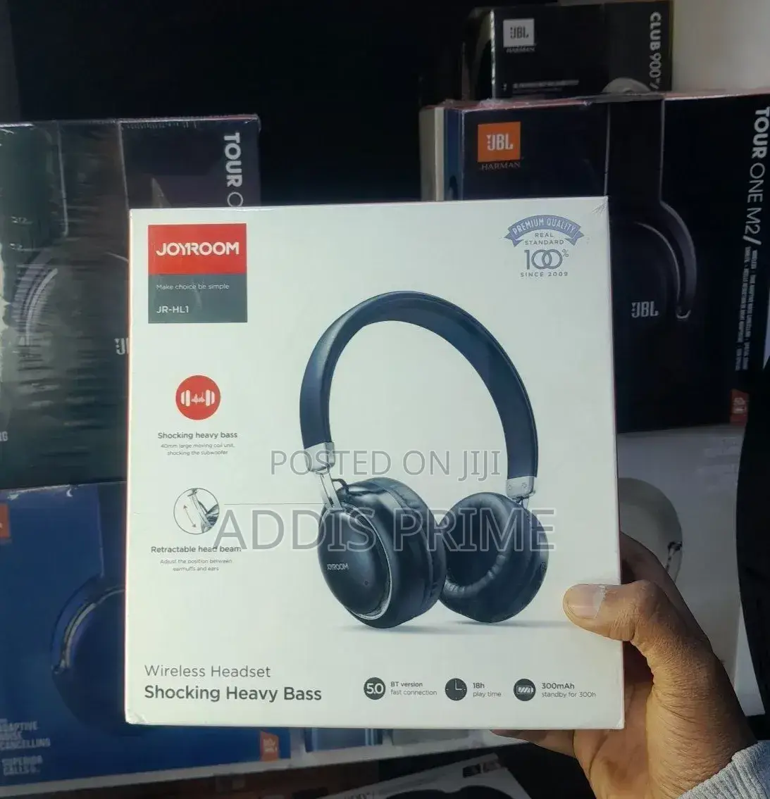 Joyroom Jr-Hl1 Wireless Bluetooth Heavy Bass Headphones