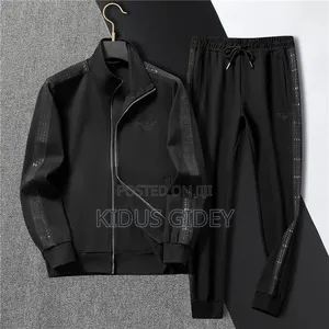 50%Discount New Tracksuit Orginal Emporioarmani Black Tracksuit Urgent