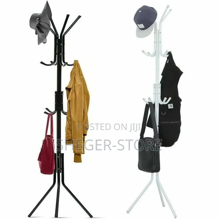 High Quality and Durability 12 Hook Coat Hanging Stand