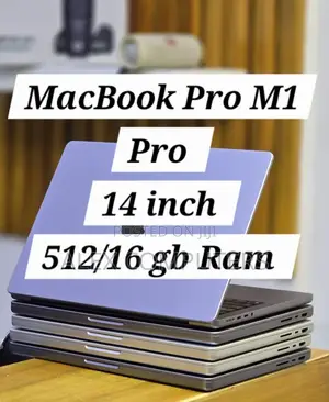 New Laptop Apple MacBook Pro M1 16GB Apple M1 Pro SSD 512GB