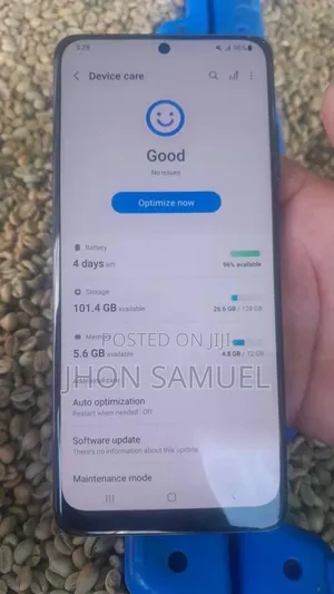 New Samsung Galaxy S20+ 5G 128 GB Blue