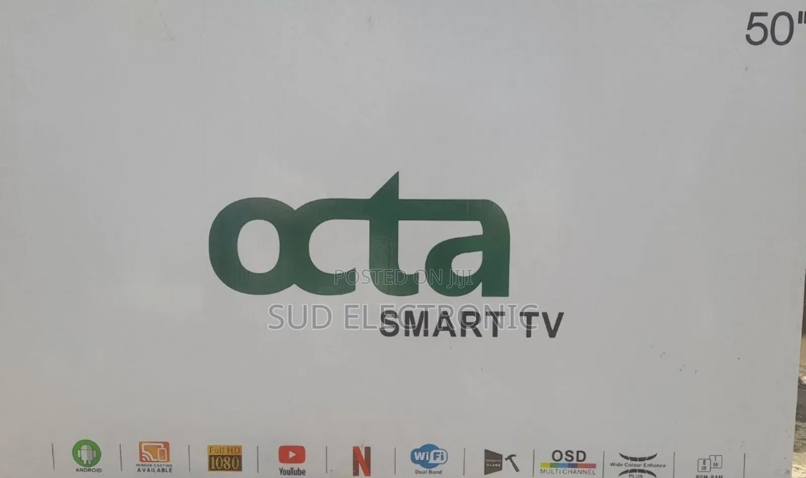 Octa 50" Smart Tv New 2025