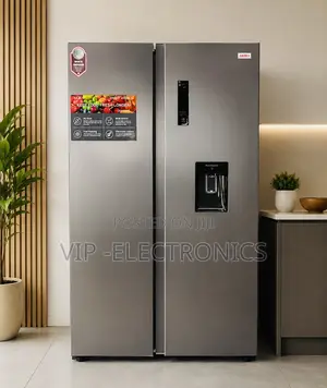 Akira Side-by-Side Refrigerator 667 With Inverter Technology, No Frost