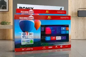 Homeone Tv 50" Smart Android Tv New Arrival Double Glass Tv( Original