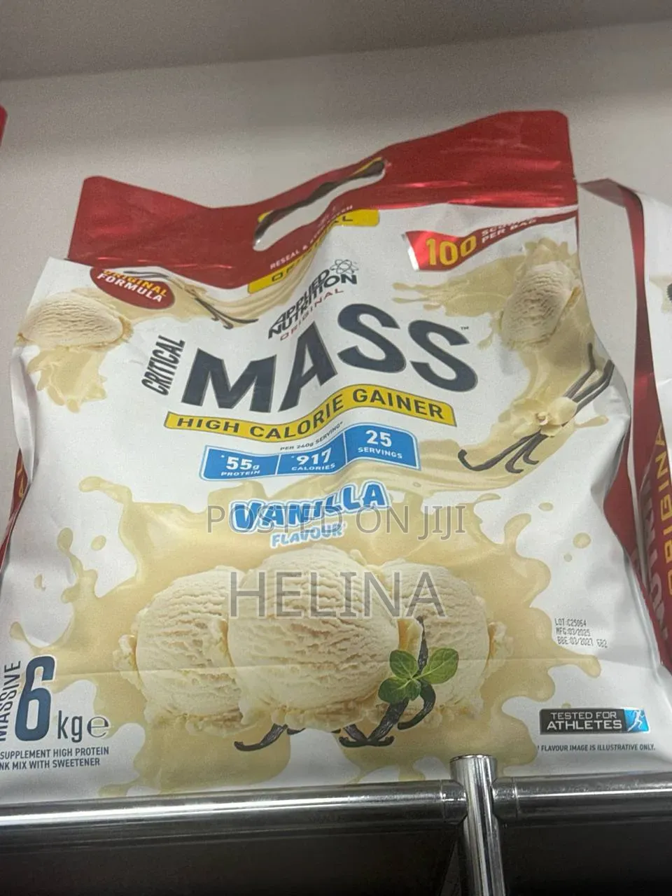 6kg Critical Mass 55g Protein 917 Calories 25 Servings 100 Scoops