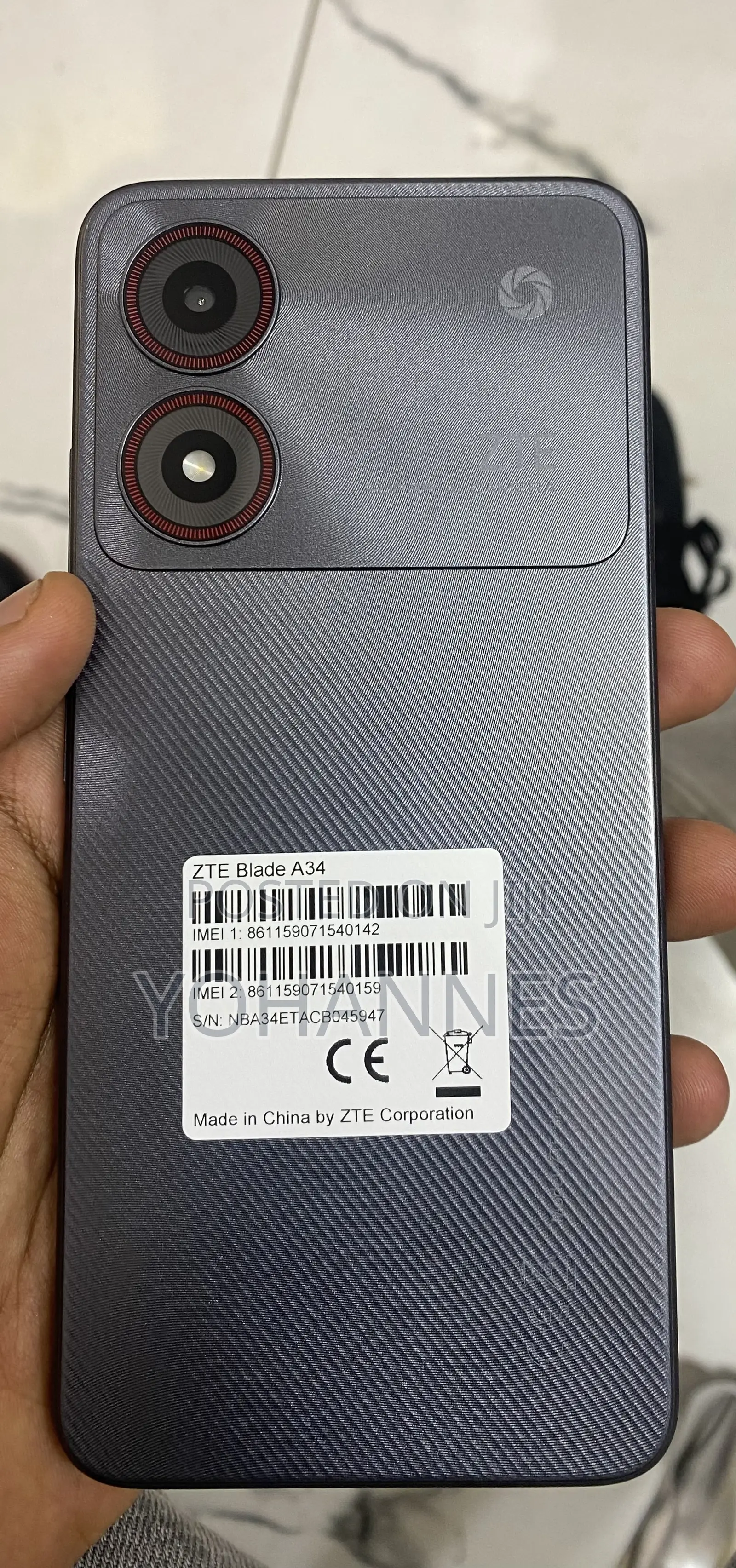New ZTE Blade A34 64 GB Black