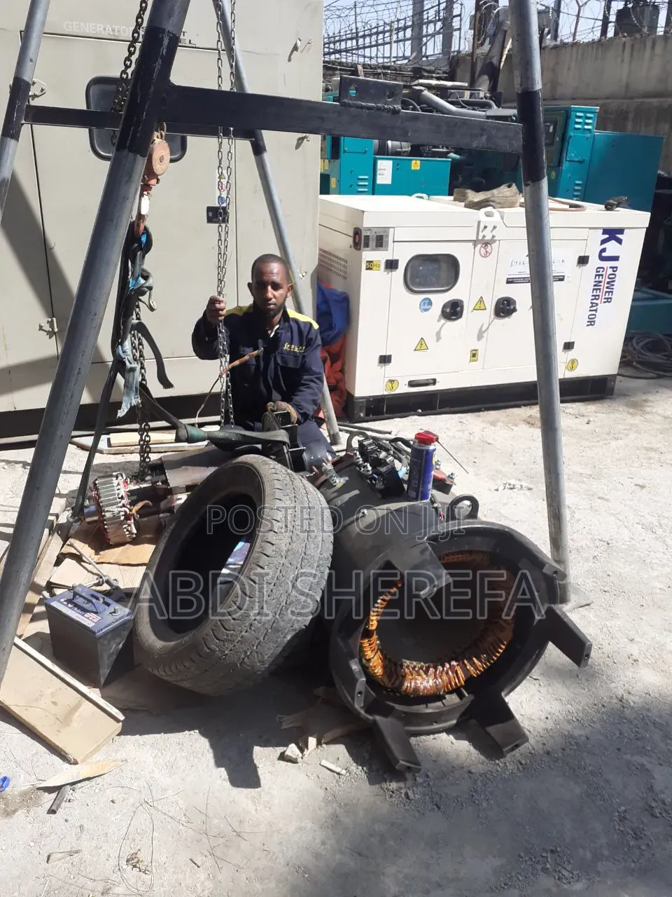 Rewinding Works Including Motor and Heavy Generator Rewinding
