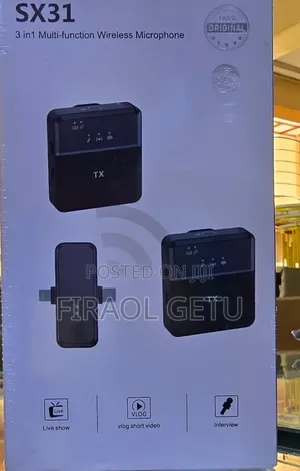 Sx 31 3 in 1 Multifunctional Wireless Microphone