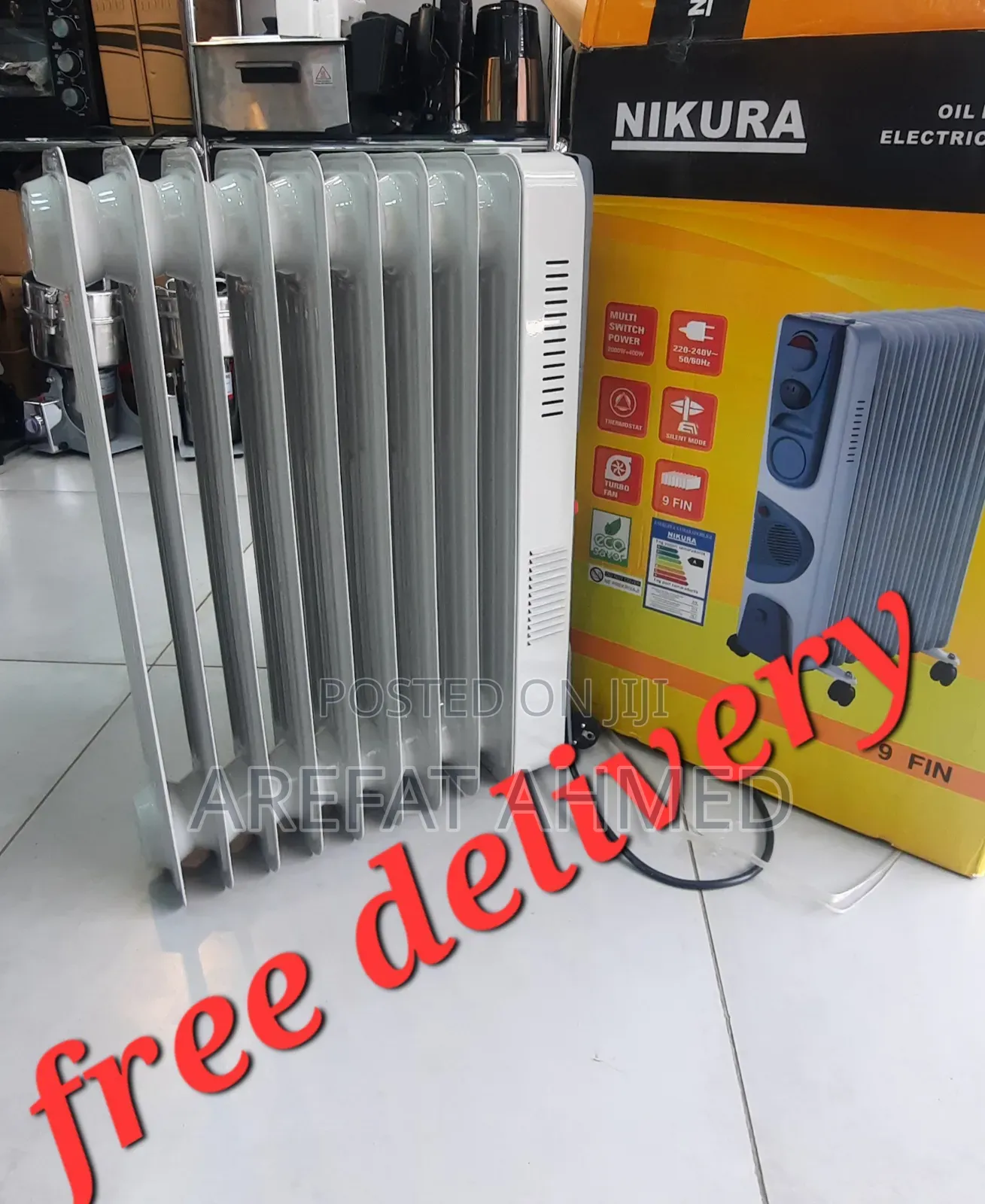 Nikura Oil Heater With Fan 13fin