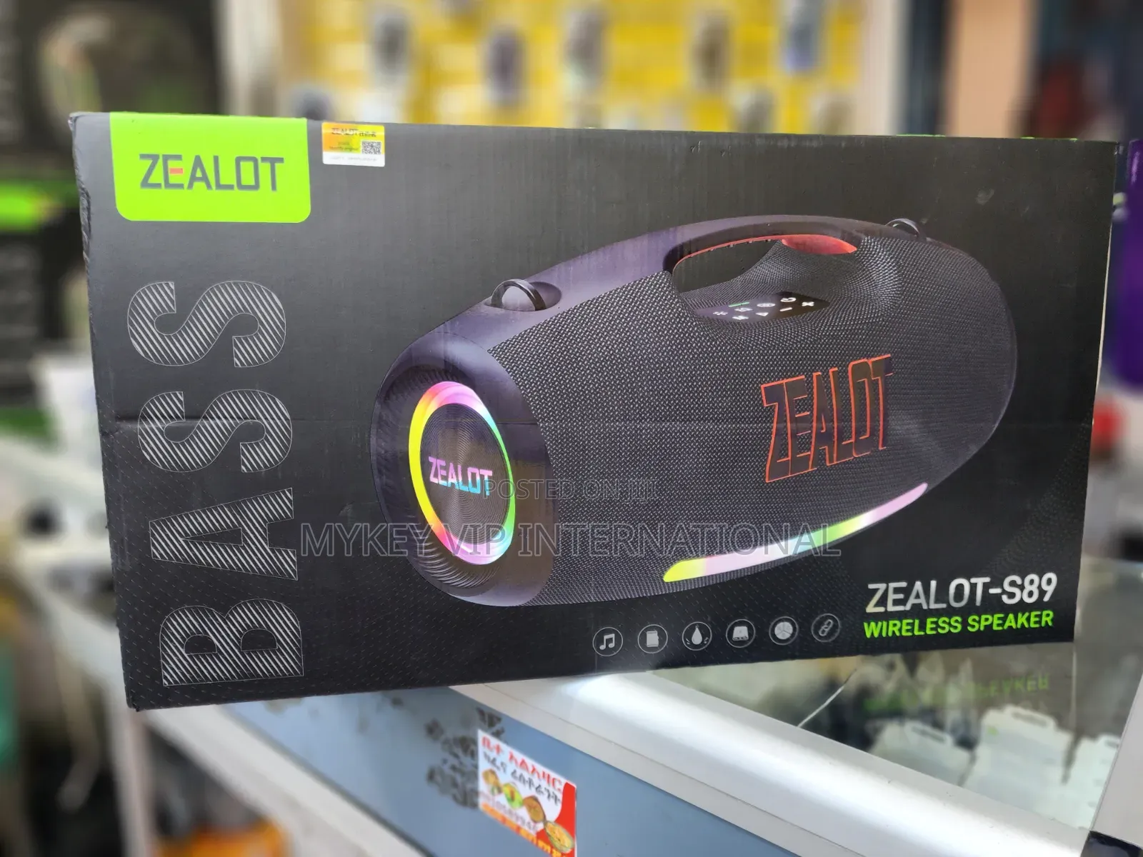 Zealot S89 Loudest Portable Bluetooth Speaker Subwoofer 250w 48000mah