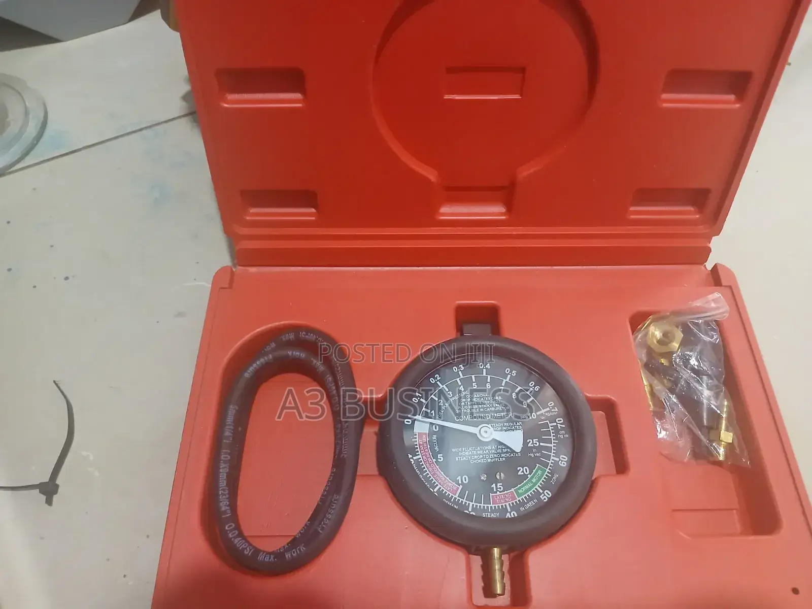 Vacuum and Fuel Pump Pressure Tester የቫኩም እና የነዳጅ ፓምፕ ግፊት መለኪያ