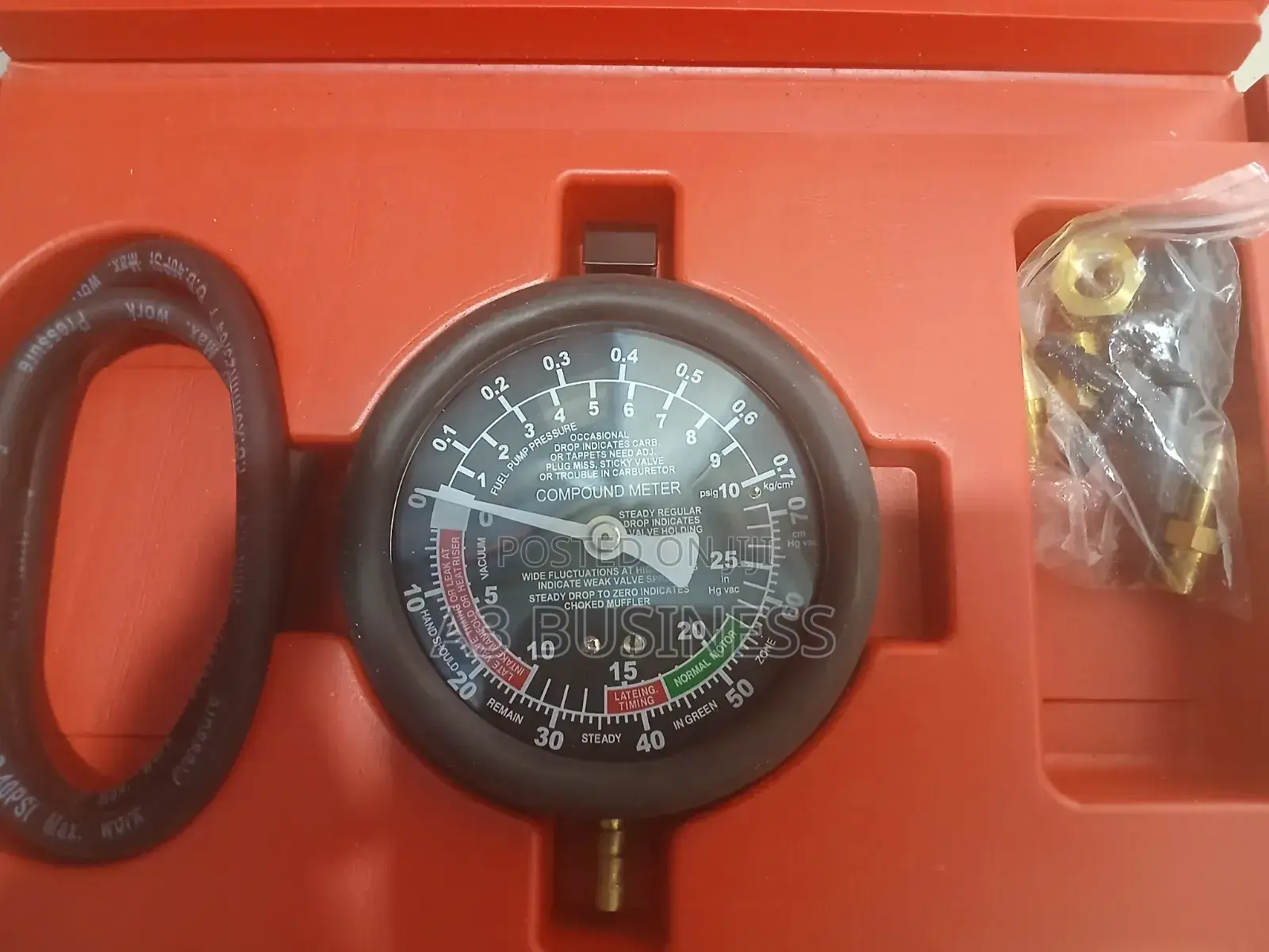 Vacuum and Fuel Pump Pressure Tester የቫኩም እና የነዳጅ ፓምፕ ግፊት መለኪያ